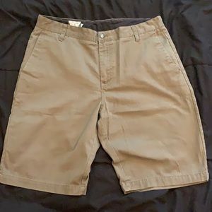 Volcom shorts. Brown.